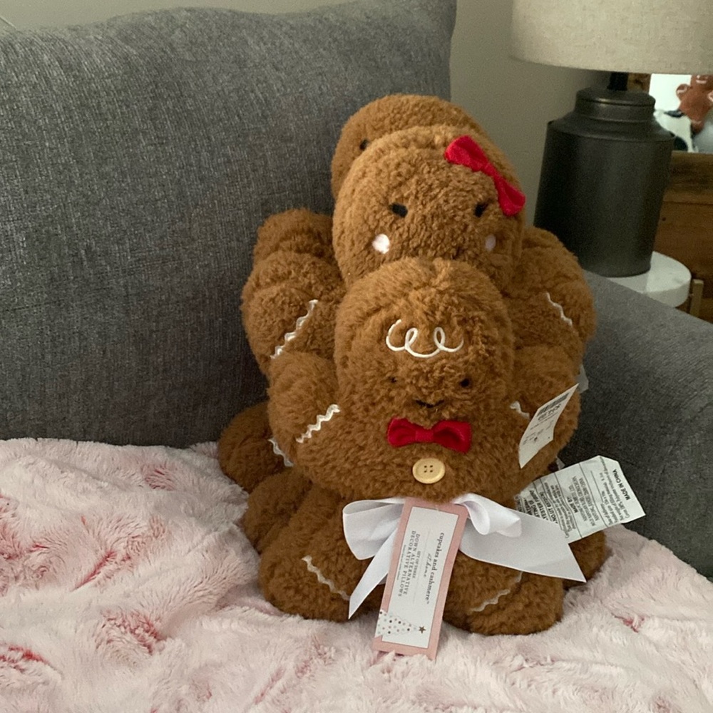 Cupcakes and Cashmere Gingerbread pillows